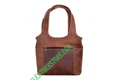 New Vintage Real crazy horse Leather Shoulder Bag Women Messenger Satchel 